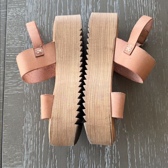 Musse & Cloud Natural Tan Strappy Sandals Platform Casual Boho Women’s Size EU37 - Picture 6 of 12